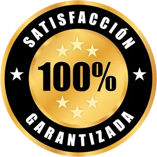Sello de satisfacción 100% garantizada