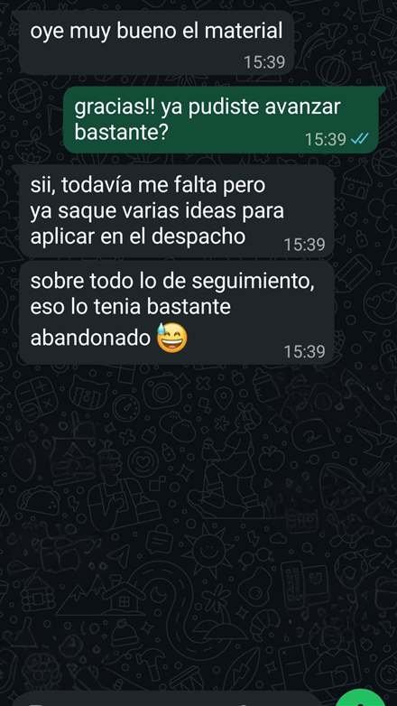Testimonio compartido sobre Sistema Despacho 360