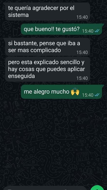 Testimonio compartido sobre Sistema Despacho 360